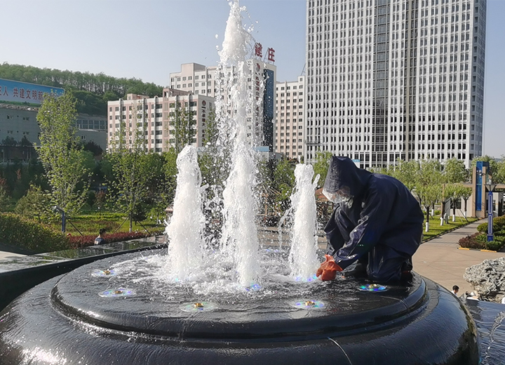 延安 黃陵建莊煤礦噴泉項目